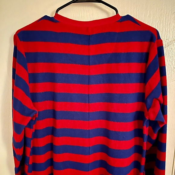 Pajama Monkey Striped Onesie - Picture 3 of 10